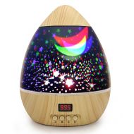 ANTEQI Kids Star Projector Night Lights Multiple Colors 360 Degree Rotating Led Starry Sky Night Lamp with Timer Auto Shut Off for Nursery Decor Baby Children Bedroom