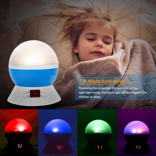  ANTEQI Night Lights for Kids, Star Light Projector with Timer Setting for Baby, Toddler Bedroom Decor, Boys and Girls Gift (Blue)