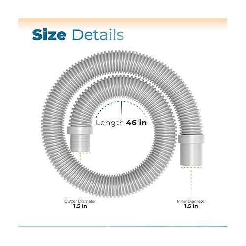  ANTOBLE V532LG Pool Vacuum Leader Hose Pool Cleaner Hose Replacement for Hayward Navigator, Pool Vac Ultra, Aqua Bug, Poolverneugen & More