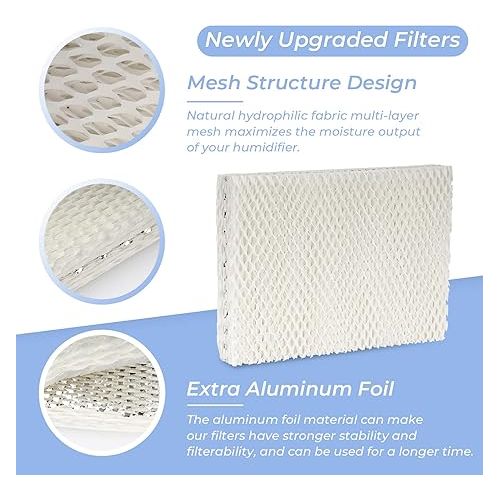  ANTOBLE 2 Pack MD1-0002 Replacement Humidifier Wick Humidifier Filters Compatible with Vornado MD1-0001 MD1-0002 MD1-1002 EVAP1 EVAP3 EVAP40 EVAP50 Humidifier