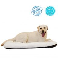 ANWA Dog Bed Pet Cushion Crate Mat Soft Pad Washable and Cozy for Medium Large Dog