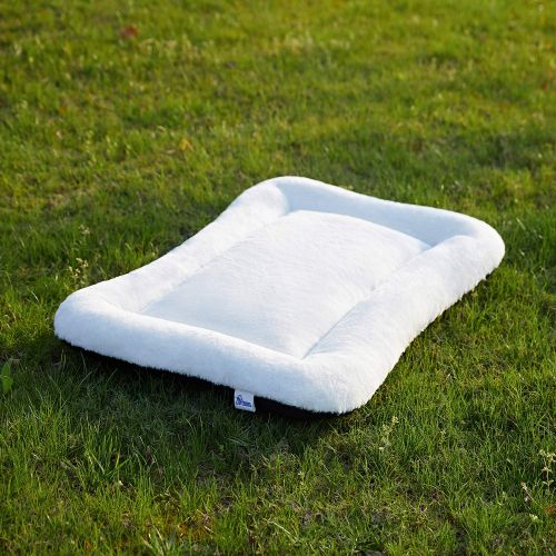  ANWA Dog Bed Pet Cushion Crate Mat Soft Pad Washable and Cozy for Medium Large Dog