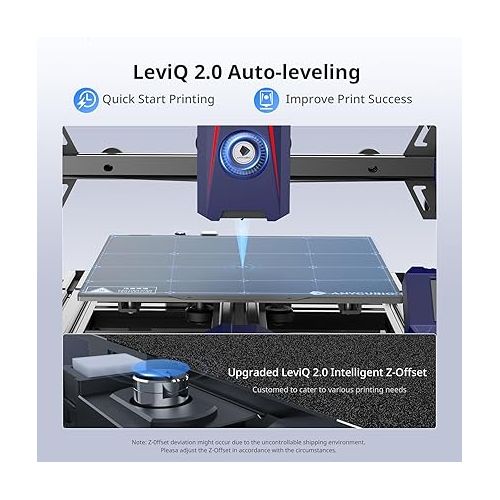  Anycubic Kobra 2 Neo 3D Printer, Upgraded 250mm/s Faster Printing Speed with New Integrated Extruder Details Even Better, LeviQ 2.0 Auto-Leveling Smart Z-Offset Ideal for Beginners 8.7