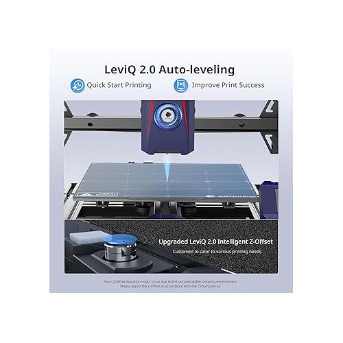  Anycubic Kobra 2 Neo 3D Printer, Upgraded 250mm/s Faster Printing Speed with New Integrated Extruder Details Even Better, LeviQ 2.0 Auto-Leveling Smart Z-Offset Ideal for Beginners 8.7