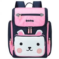 AO ALI VICTORY Waterproof Princess School Backpacks for Girls Boys Cute Kids Book Bag Travel Daypack (Large, RP-Pink)
