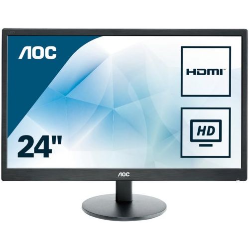  AOC e970swn 18.5-Inch LED-Lit Monitor, 1366 x768 Resolution, 5ms, 20M:1 DCR, VGA, VESA