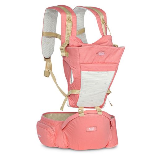  AODD Ergonomic Baby Carrier with Hip Seat Baby Carrier Wrap Backpack Front and Back Baby Hip Seat Belt Carrier 4-in-1 Carrying Position Mode Free Front and Back Carrier Perfect for