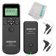 AODELAN Wireless Remote Control Shutter Release Intervalometer with Lens Cloth for Canon EOS RP, Rebel T6, T7, T7i, 5D, 6D, SL2, 6D II, 5D IV, for Fujifilm X-T3, for Olympus OM-D E-M1 Mark