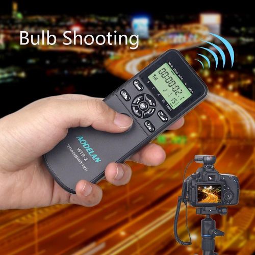  AODELAN Camera Wireless Shutter Release Remote Control Timer for FUJIFILM X-H1, XF10, X-T20, X-T10, X-T100, X-A5, X-A3, X-A2, X-A1, X-A10, X100F, X100T; Replace Fujifilm RR-90