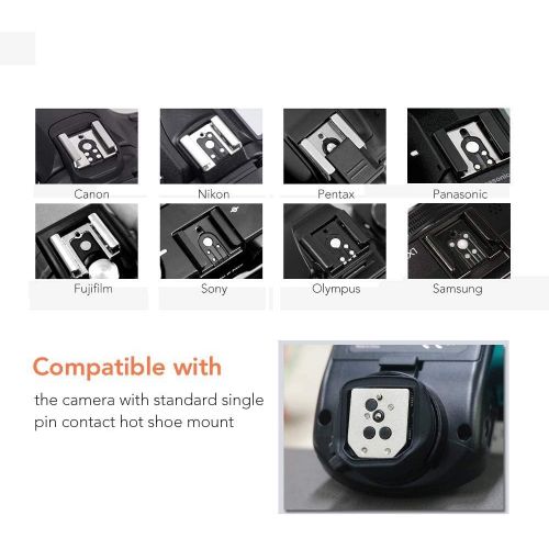  Aodelan Wireless Flash Trigger for Profoto A1, B10, B2, D2, Canon, Nikon, Sony, Olympus (Suitable for Cameras with Hot Shoes)