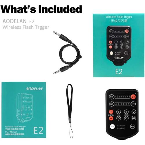  Aodelan Wireless Flash Trigger for Profoto A1, B10, B2, D2, Canon, Nikon, Sony, Olympus (Suitable for Cameras with Hot Shoes)