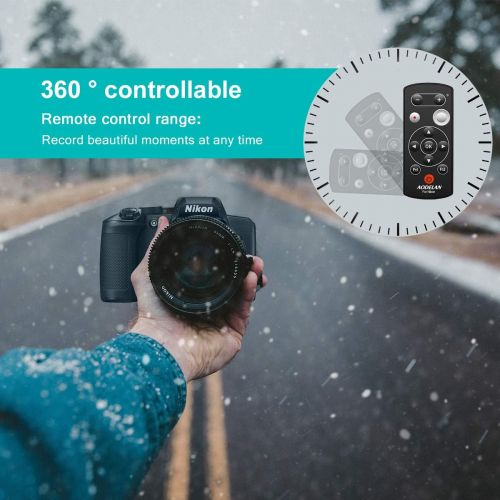  AODELAN Camera Wireless Shutter Release Remote Control for Nikon COOLPIX P1000 P950 B600 A1000 Z50 Z fc, Replaces Nikon ML-L7