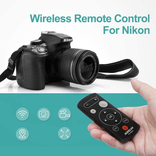  AODELAN Wireless Shutter Release Camera Remote for Nikon COOLPIX B600, A1000, P1000, Z50, P950. Replace Nikon ML-L7