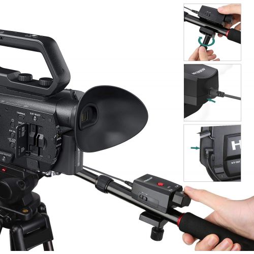  AODELAN Lanc Camcorder Zoom Controller - Video Camera Zoom and Video Recording Remote Control with 2.5mm Jack Cable for Sony 190P 150P 198P VX2000E Canon Panasonic Camera