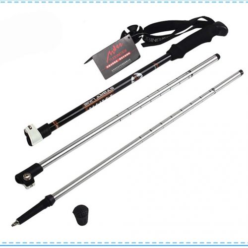  AODEW Aluminum Trekking Poles Hiking Sticks Adjustable Retractable Anti-Shock Durable for Outdoor Walking Trekking Climbing 1PC