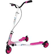 [아마존 핫딜]  [아마존핫딜]AODI Swing Scooter 3 Wheels Adjustable Foldable Drifting Wiggle Scooter with 3-Wheeled Self Propelling for Boys and Girls Age 7 Years Old and Up