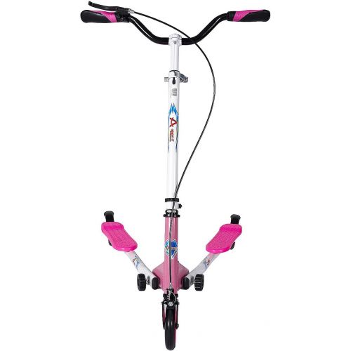  [아마존 핫딜]  [아마존핫딜]AODI Swing Scooter 3 Wheels Adjustable Foldable Drifting Wiggle Scooter with 3-Wheeled Self Propelling for Boys and Girls Age 7 Years Old and Up