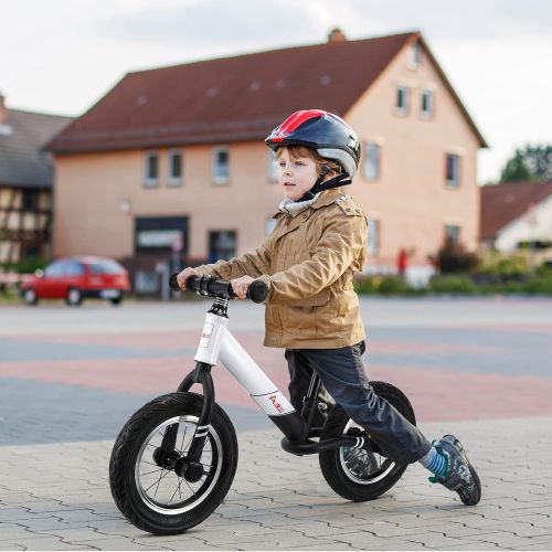  [아마존베스트]AODI 12 Inch Sport Balance Bike, Pro Lightweight No-Pedal Toddlers Bike Walking Bicycle Ultra-Cool Push Bikes/Air-Filled Rubber Tires for Kids Ages 18 Months to 6 Years