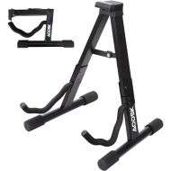 Aodsk Guitar Stand Folding with adjustable A-Frame for Acoustic Classical and Electric Guitars Bass Ukulele Portable