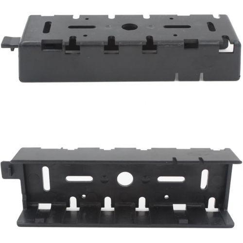  [아마존베스트]AOER Rigid Plastic Panel Mount Black Car Frame Bracket for Wireless Transceiver YAESU Radios FT-8800 FT-8800R FT-8900 C04