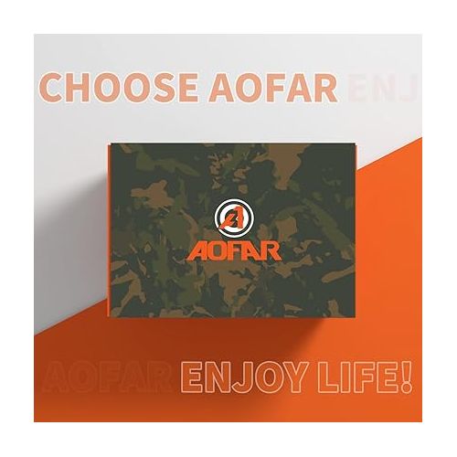  AOFAR HX-1100V Rangefinder for Hunting Archery, 1100 Yards with Angle and Horizontal Distance, High-Precision for Bow Hunting with Range,Speed,Scan Mode,6X,Lightweight,Free Battery,Carrying Case