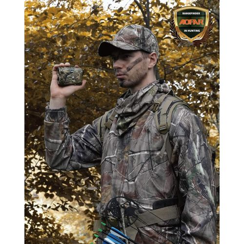  AOFAR H3 Hunting Range Finder 800 Yards, Wild Waterproof Coma Rangefinder for Shooting and Archery with Angle and Horizontal Distance, Range and Bow Mode, Gift Package