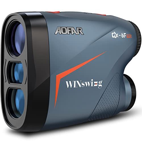  AOFAR GX-6F PRO Golf Rangefinder with Slope and Angle, Flag Lock with Pulse Vibration and Continuous Scan, 600 Yards Rangefinder for Distance Measuring, High-Precision Accurate Gif