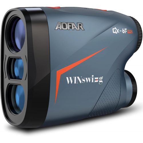  AOFAR GX-6F PRO Golf Rangefinder with Slope and Angle, Flag Lock with Pulse Vibration and Continuous Scan, 600 Yards Rangefinder for Distance Measuring, High-Precision Accurate Gif