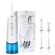 Water Flosser, AOIEORD Cordless Oral Irrigator with 3 Modes & 4 Replaceable Jet Tips, Portable...