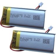 602248 Battery, 3.7v Rechargeable LiPo 700mAh Battery for Sena SMH10 SMH10R SMH10D -11 SR10 Headset Battery Replacement,fits Sena Multi Color 10UPAD-01, Linkin Ride PAL Battery Replacement 2Pack