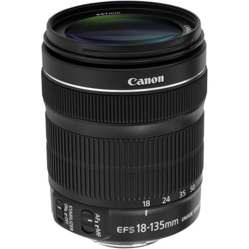  AOM Canon EF-S 18-135mm f3.5-5.6 IS STM Lens + 3 Piece Filter Set + 4 Piece Close Up Macro Filters + Lens Cleaning Pen + Pro Accessory Bundle - 18-135mm STM: International Versio