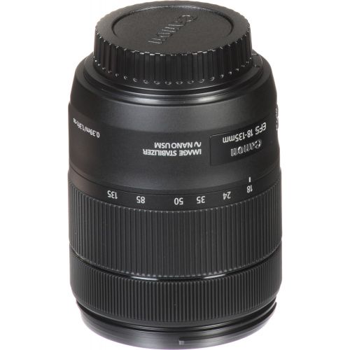  AOM Canon EF-S 18-135mm f3.5-5.6 IS Nano USM Lens + 3 Piece Filter Set + 4 Piece Close Up Macro Filters + Lens Cleaning Pen + Pro Accessory Bundle - 18-135mm IS Nano USM - Internation