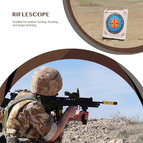  [아마존 핫딜]  [아마존핫딜]AOMEKIE Red Dot Visier Airsoft mit 20mm/22mm Schiene Leuchtpunktvisier Rotpunktvisier mit Tactical 4 Reticles fuer Jagd Softair Pistole und Armbrust