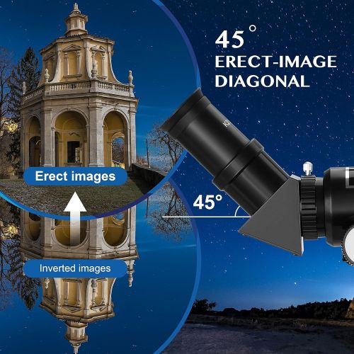  AOMEKIE Telescopes for Kids with K6/25 Eyepieces Telescopes for Astronomy Beginners and Adults with Adjustable Tripod 70mm Astronomical Telescopes with Phone Adapter Childrens Day