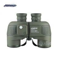 AOMEKIE Aomekie Binoculars for Adults 7X50 Marine Military Binoculars Waterproof Fogproof with Compass Rangefinder BAK4 Prism Lens for Navigation Birdwatching Boating and Hunting (Army Gre