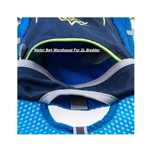  AONIJIE Running Hydration Vest Backpack for Women and Men Lightweight Trail Running Backpack 5.5L Gray