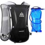 Lovtour Premium Running Race Hydration Vest Pack for Marathon, Cycling, Hiking with Soft Water Bottle As Gift