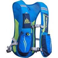 AONIJIE Running Hydration Vest Backpack for Women and Men Lightweight Trail Running Backpack 5.5L Blue
