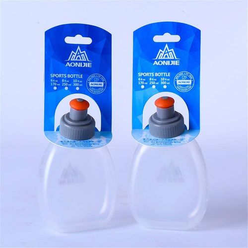  [아마존베스트]AONIJIE 170ml / 250ml Sports Water Bottles BPA Free Leakproof Flask for Triathlon Marathon Hiking Cycling Climbing Runner