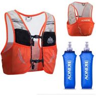 AONIJIE Lovtour Hydration Race Vest,2.5L Running Vest Lightweight Pack with 2 Soft Water Bottles Bladder for Marathoner Running Race Cycling Hiking Camping Biking