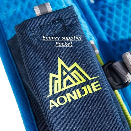  AONIJIE Running Hydration Vest Backpack for Women and Men Lightweight Trail Running Backpack 5.5L Gray