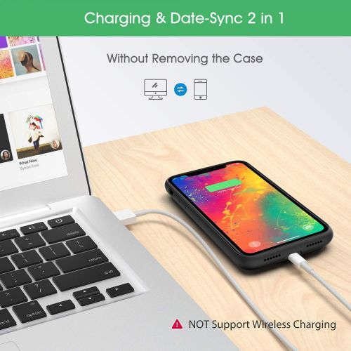  [아마존베스트]AONIMI Battery Case for iPhone 11, Newest [6800mAh] Portable Charging Case Rechargeable External Battery Pack Protective Extended Battery Backup Charger Case for iPhone 11 (6.1 inc