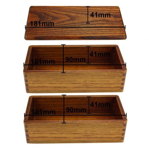  Lunch Boxes, Lunch Box for Adult, AOOSY Japanese Vintage Traditional Natural Square Wooden Lunch Containers Womens Mens Kids Boys Girls Wood Bento Boxes with Spoon Fork kit