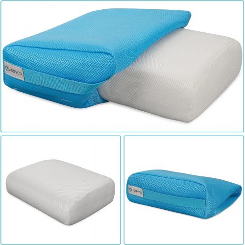  AOSYCO Hot Tub Booster Seat, Non-Slip Weighted Spa Pillow for Adult, Quick Dry Bathtub Cushion for Outdoor Indoor Bath, Bathroom Hottub Massage Accessories at Home, with Washable M