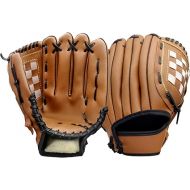 AOUTACC Baseball Gloves Softball Glove,12.5 Player Preferred Wear-Resistant PU Material Thicken Softball Fielding Glove,Left Hand Gloves Right Hand Throw for Youth Adult
