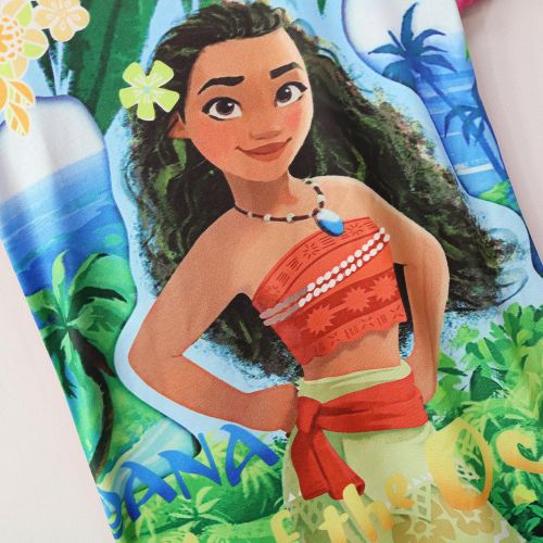  AOVCLKID Moana Comfy Loose Fit Pajamas Girls Printed Princess Dress