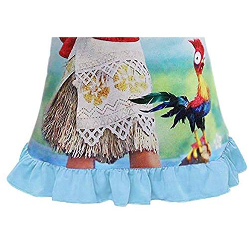  AOVCLKID Moana Comfy Loose Fit Pajamas Dress Girls Princess Dress