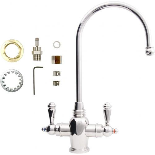  APEC Water Systems FAUCET-HC-ARL-NP Instant Hot and Cold Reverse Osmosis Drinking Water Dispenser Faucet Brushed Nickel