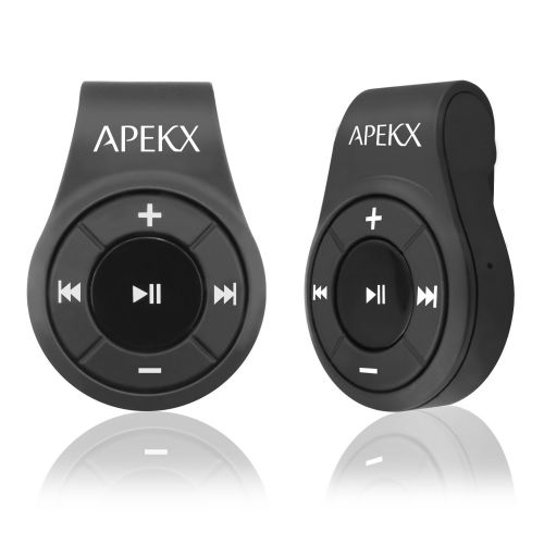  APEKX Clip Bluetooth Audio Adapter for Headphones, Headset, Speaker, Wireless Receiver with MIC for Hands-Free Call and Music: Electronics