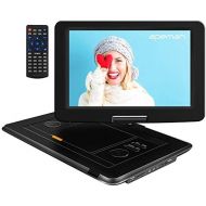 APEMAN 2020 Upgrade 17.9 Portable DVD Player with 15.5 Large Swivel Screen/Remote Control Support SD Card/USB/TV/External Speaker Built-in Rechargeable Battery for Kids/Parent, Car